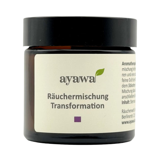 nachhaltige Räuchermischung für eine transformationsfördernde Aromatherapie mit Kräutern aus dem Allgäu (Thema: Transformation)